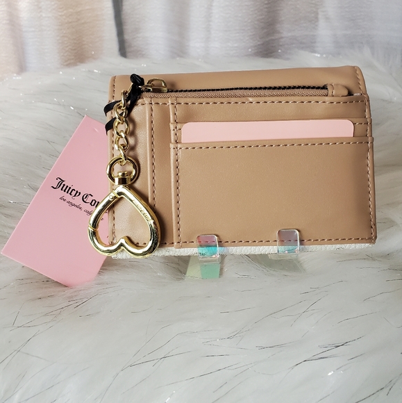 JUICY COUTURE pecan white Keychain wallet - Picture 2 of 4